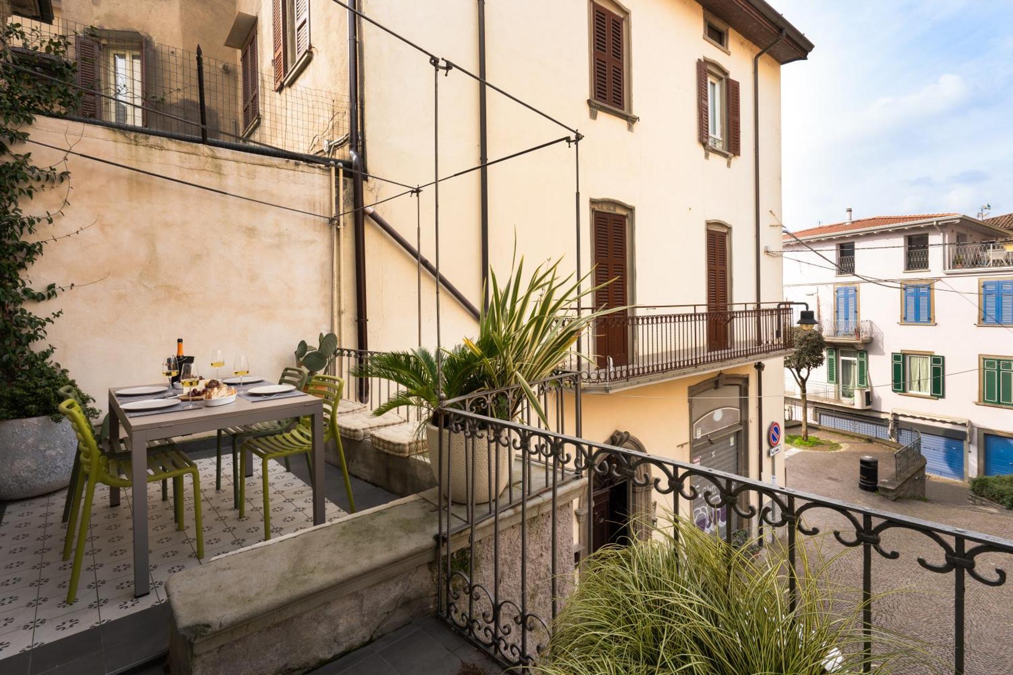 La Casa Sulla Terrazza Apartamento Sarnico Exterior foto